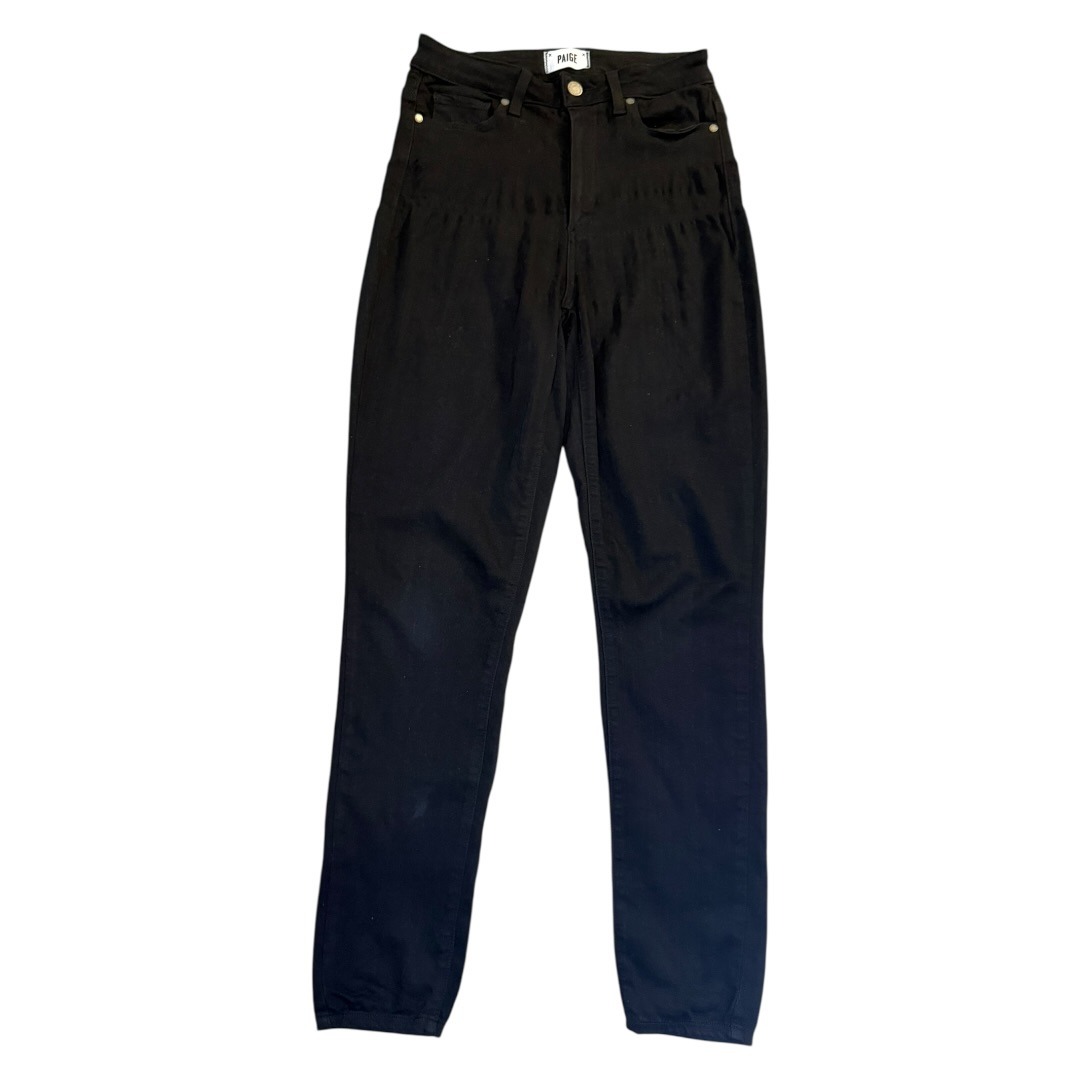 Paige Margot Ultra Skinny High Rise Jeans Black Overdye Wj051 Women's 4 27